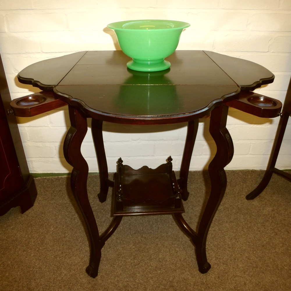 Antique-mahogany-games-table