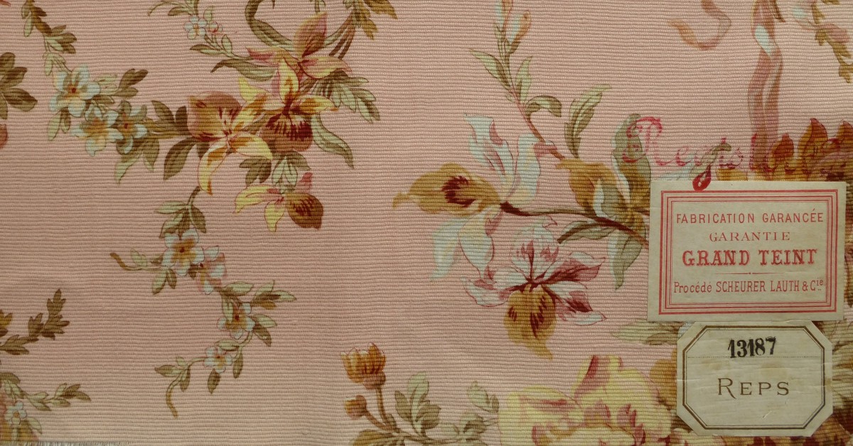 Antique-C19th-French-Scheurer-fabric-sample